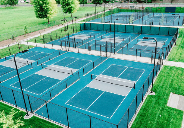 pickleball net height vs tennis