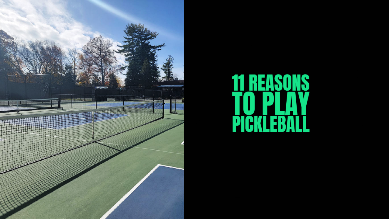 reasons to play pickleball