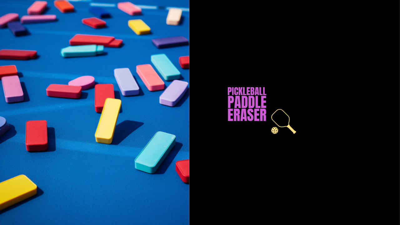 pickleball paddle eraser