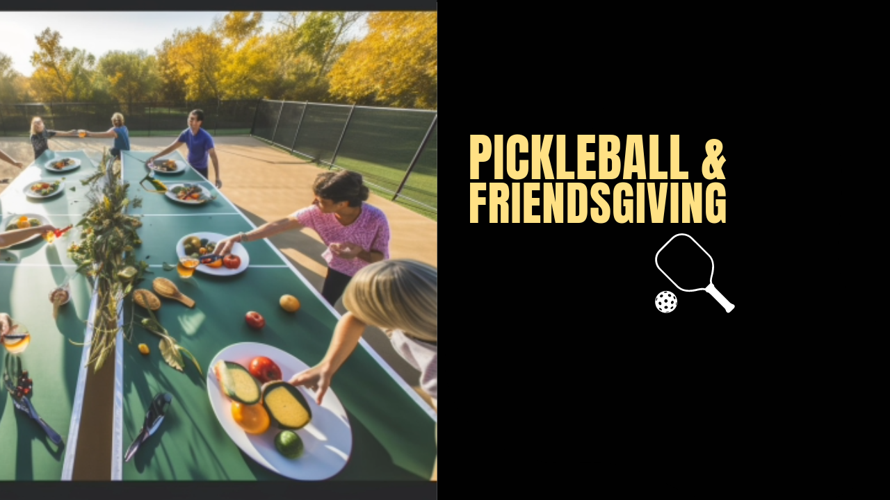 pickleball friendsgiving party