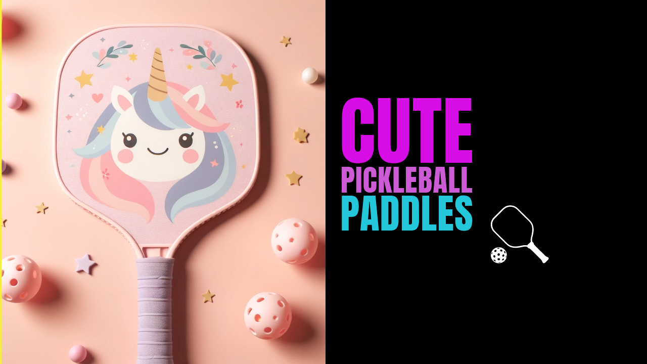 cute pickleball paddles