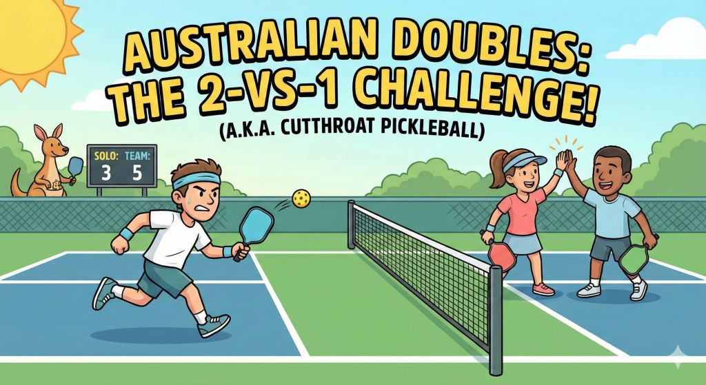 Australian Doubles pickleball