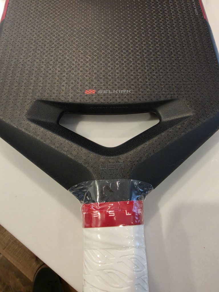 Tesla pickleball paddle neck