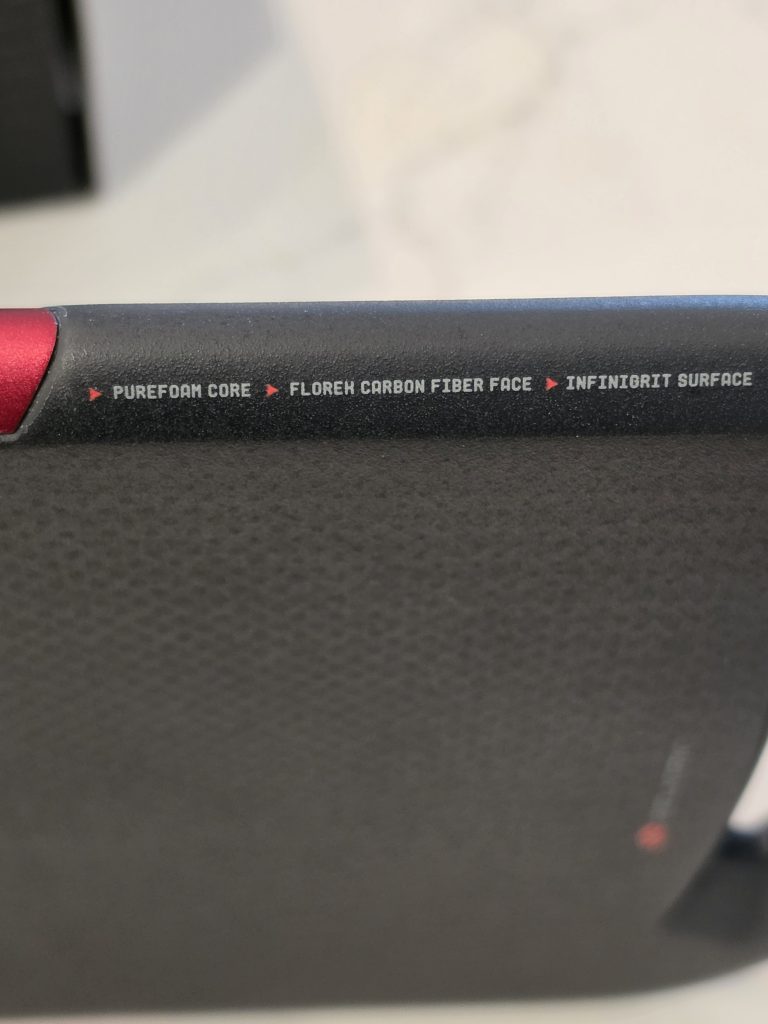 Tesla pickleball paddle grit and spin