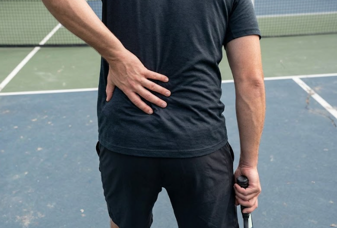 back pain pickleball