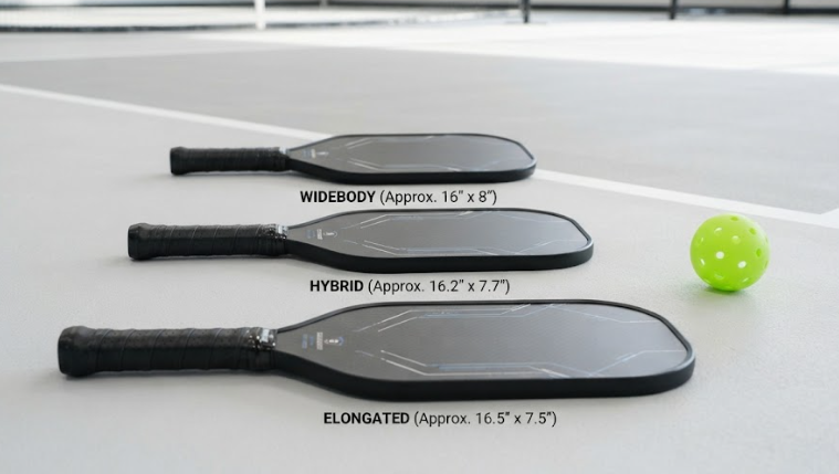 Elongated vs Widebody vs Hybrid Pickleball Paddles